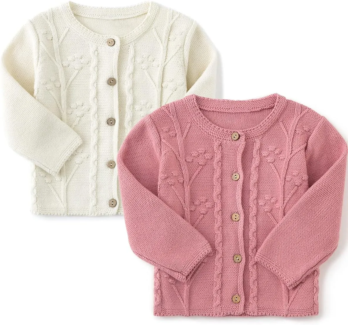 Simplee kids Baby Girls' Fall Winter Cardigan Sweaters Coats Outfits for Toddlers