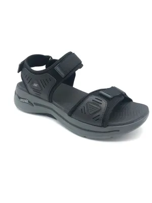 .Skechers GoWalk ARCH FIT SANDAL Mens Black/Charcoal - (229020.BKCC) - BC - R2L16