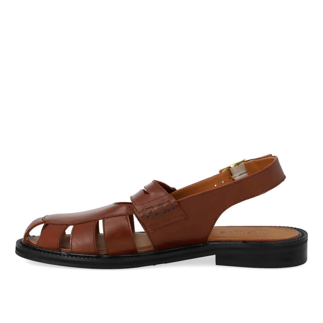 Sling-back loafer