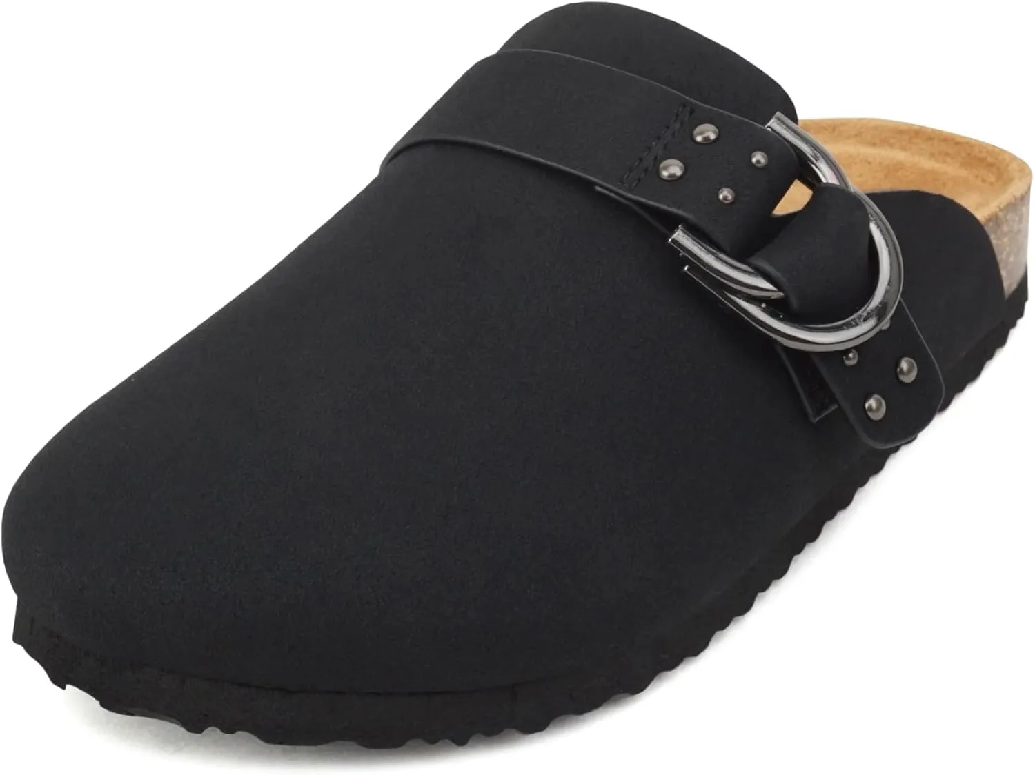 Soda Trisha ~ Women Buckle Strap Slip-On Flatform Mule