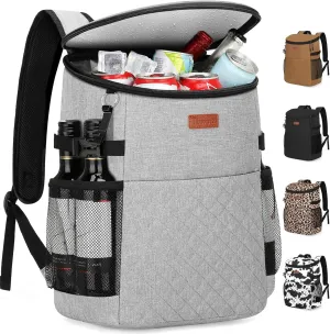 Soft Cooler Backpack 30 Cans/45 Cans, Backpack Coolers Insulated Leak Proof Thermal Lunch Backpack for Men Work Small Cooler Bag Beach Travel Picnic Drink Beverage Beer