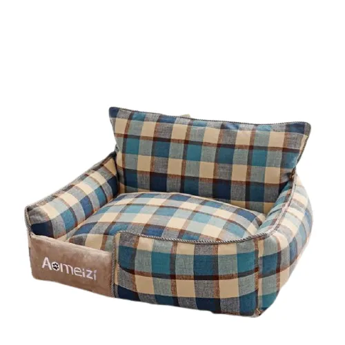 Soft Lambskin Fabric Dog Bed