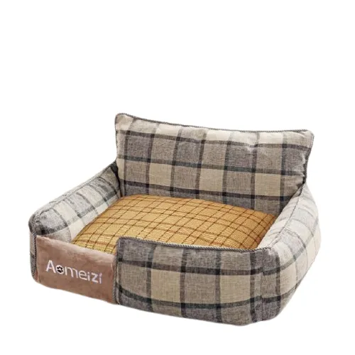 Soft Lambskin Fabric Dog Bed