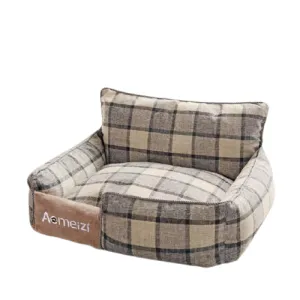 Soft Lambskin Fabric Dog Bed