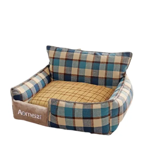 Soft Lambskin Fabric Dog Bed