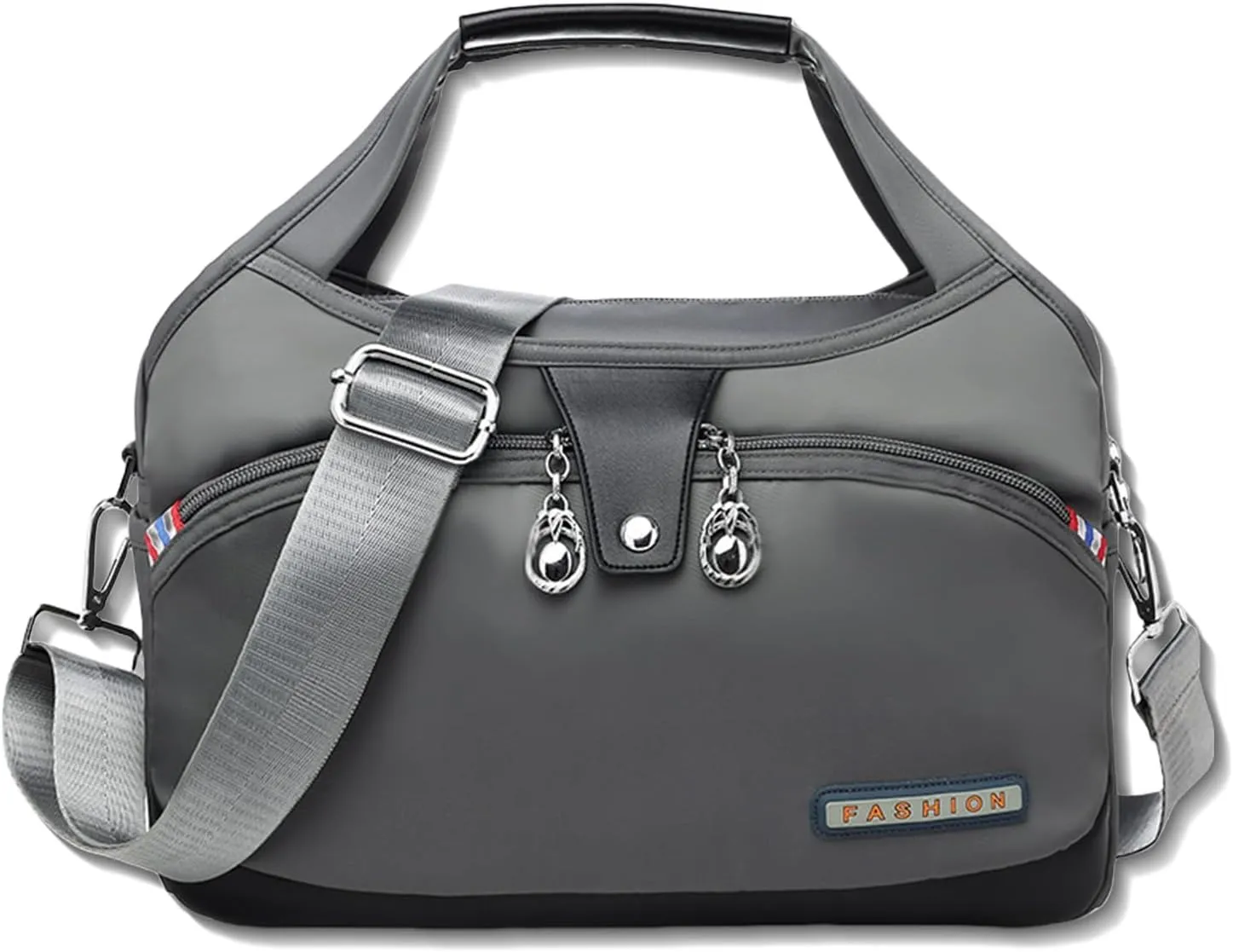 Soft Side Lightweight Underseat Tote Bag, Blaciokamith Tote Bag, Multi-pocket Fashion Waterproof Handbag Crossbody