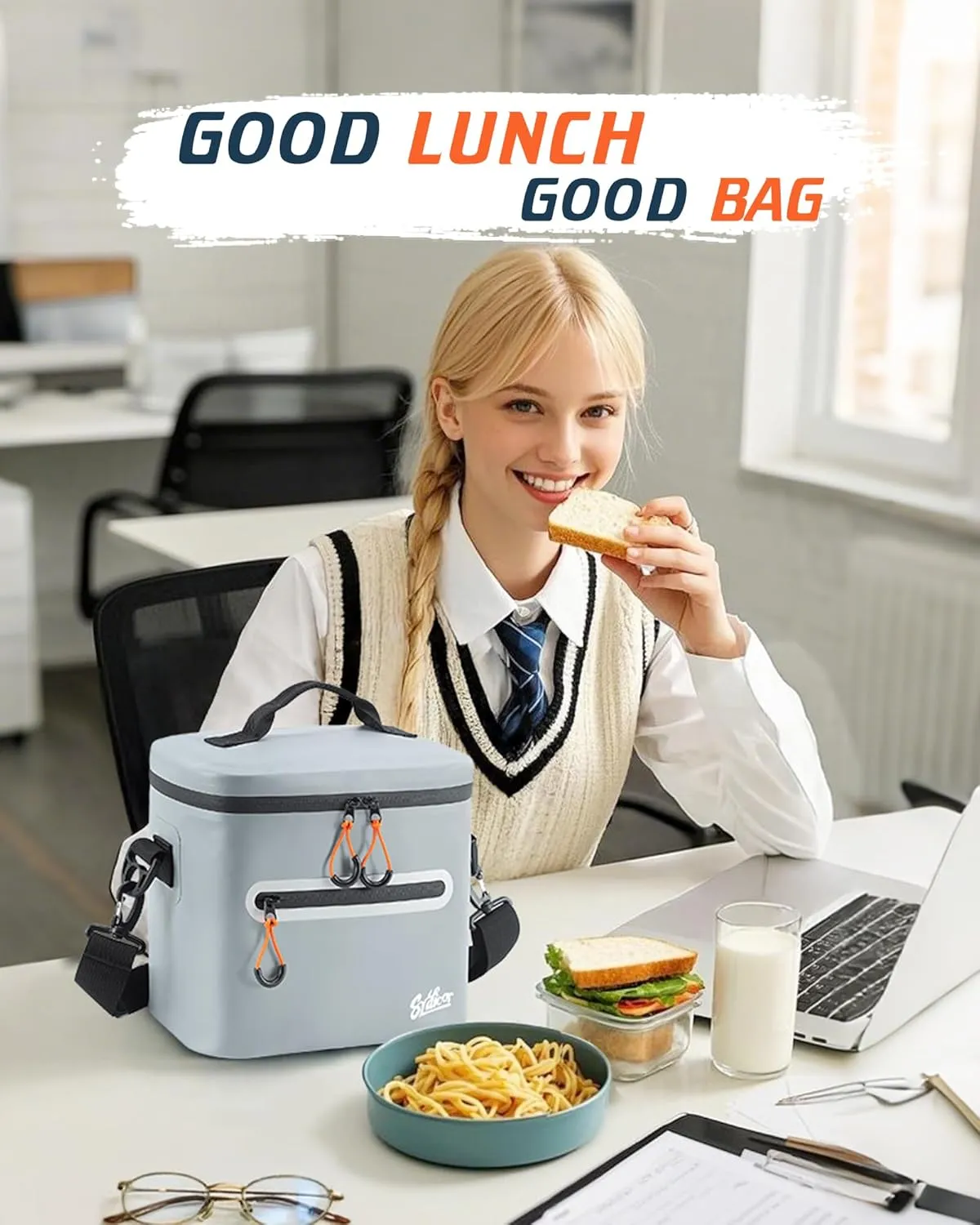 Soft-Sided Cooler Bag, 7/16/30 Can Portable Ice Chest Box, Waterproof, Leak-Proof, Insulated Cooler for Lunch, Beach, Drink, Beverage, Travel, Camping, Picnic