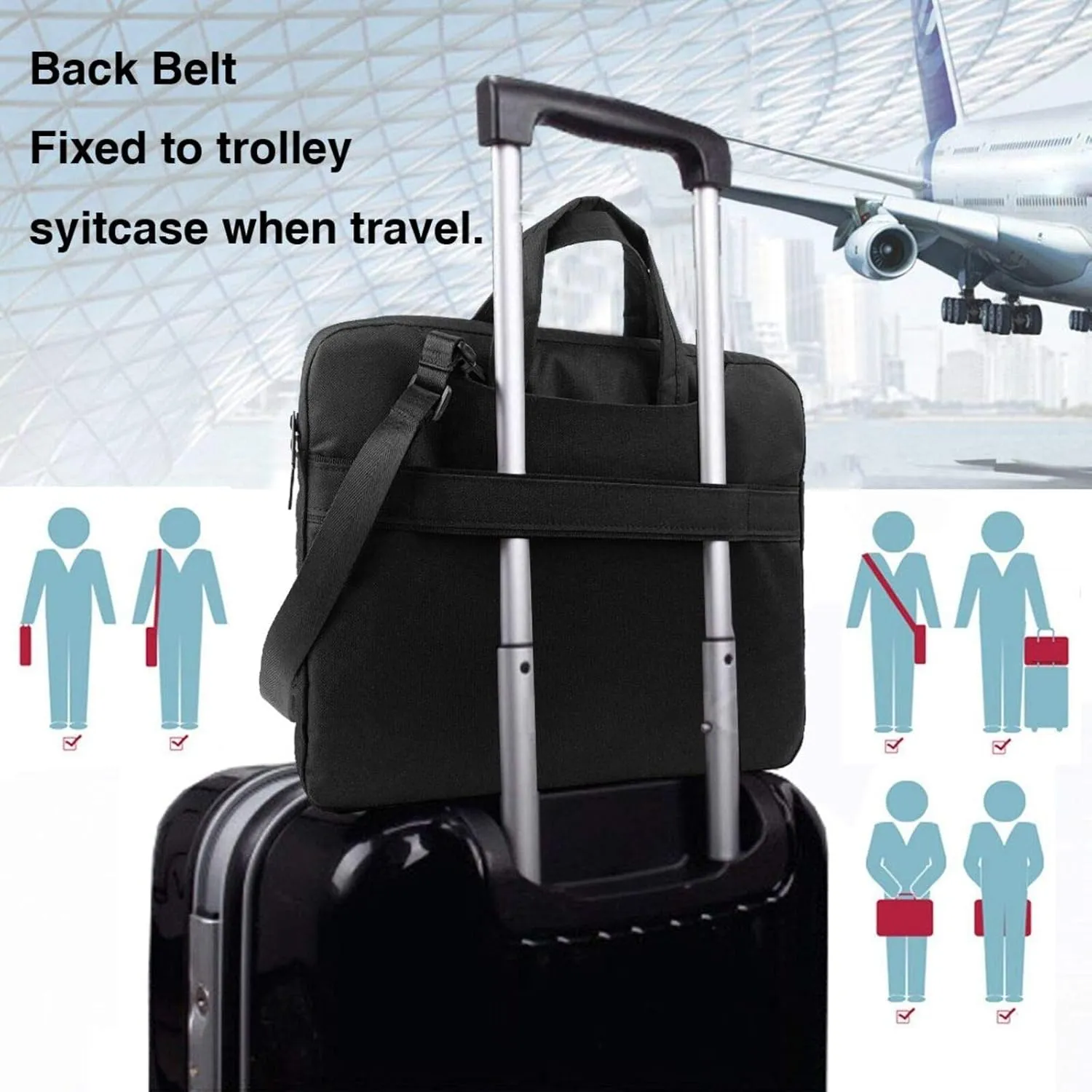 Spacecraft descend pattern Ultra-thin portable shoulder laptop bag Stylish and Protective Shockproof soft lining