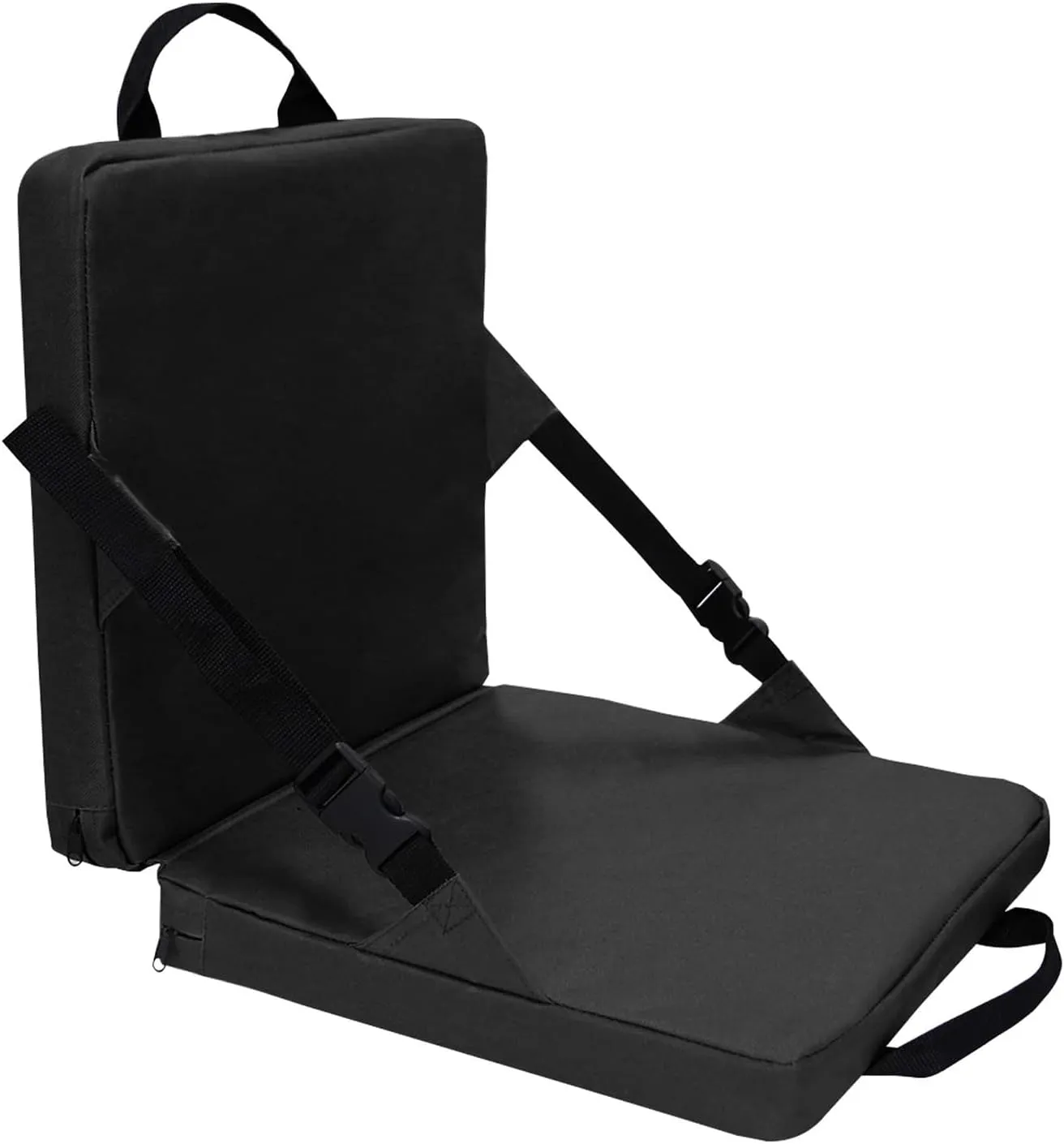 Stadium Seat for Bleachers with Back Support Portable Lightweight Bleacher Seat Cushion Foldable Stadium Seat Padded Chair for Garden Camping Hunting Floor Beach Outdoor