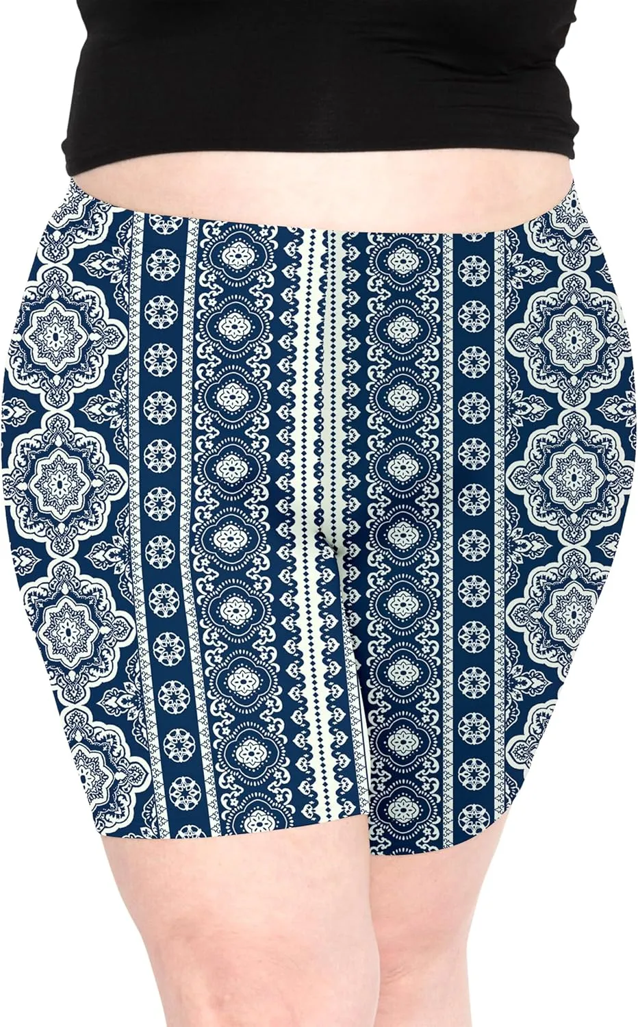 STRETCH IS COMFORT Women's Plus Size Cotton Biker Shorts | Cotton | X-Large - 7X