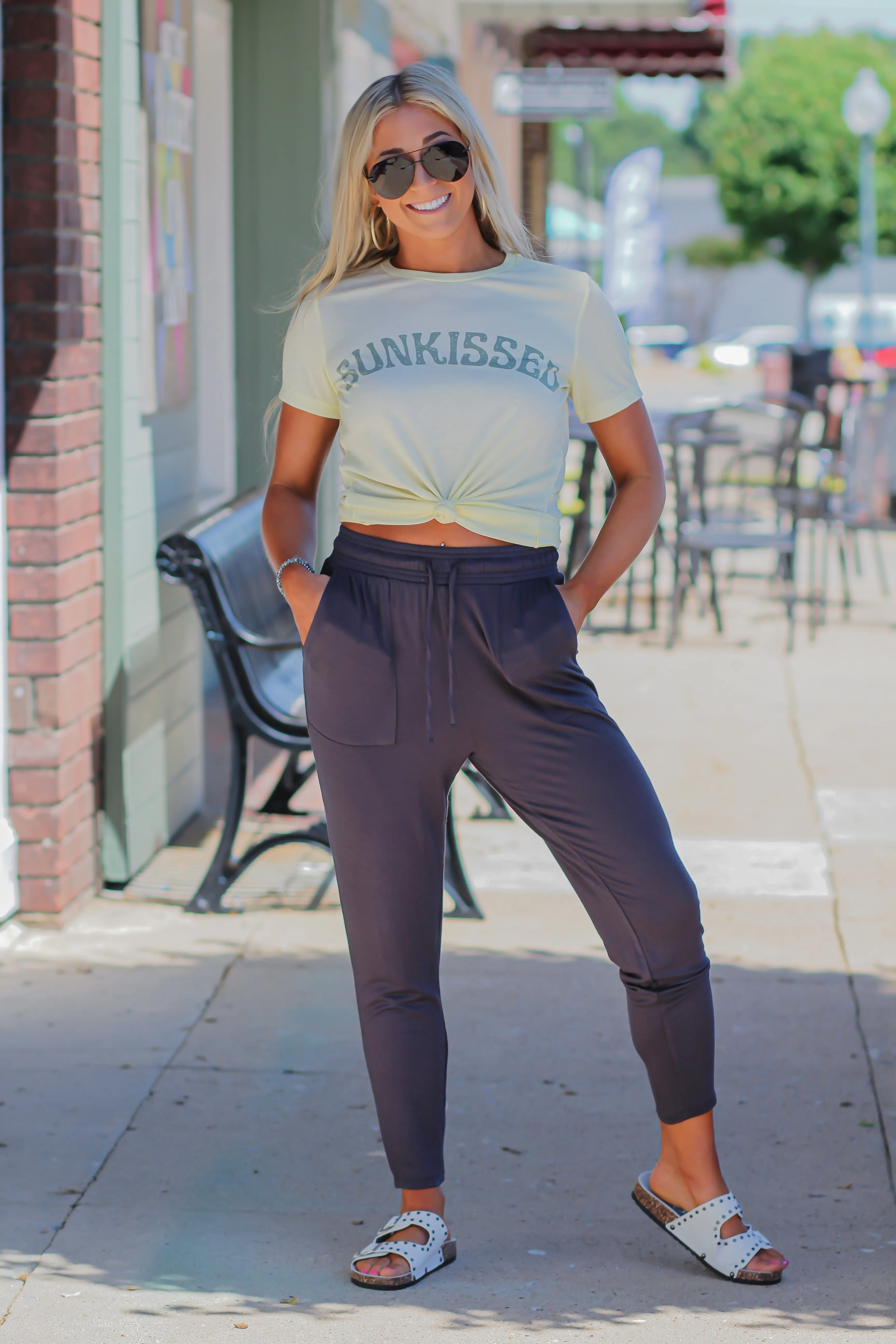 Sunkissed Yellow Graphic Tee