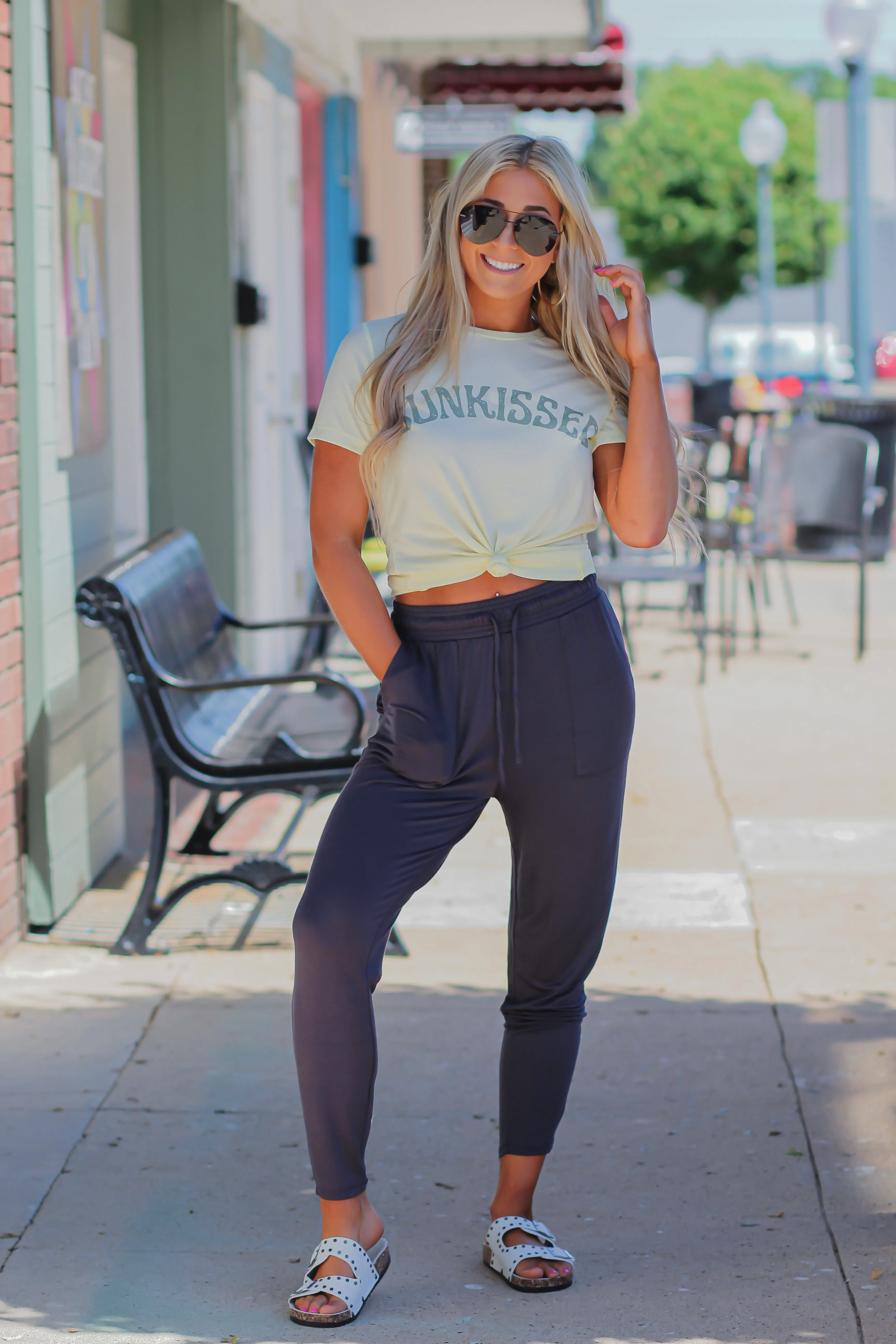 Sunkissed Yellow Graphic Tee