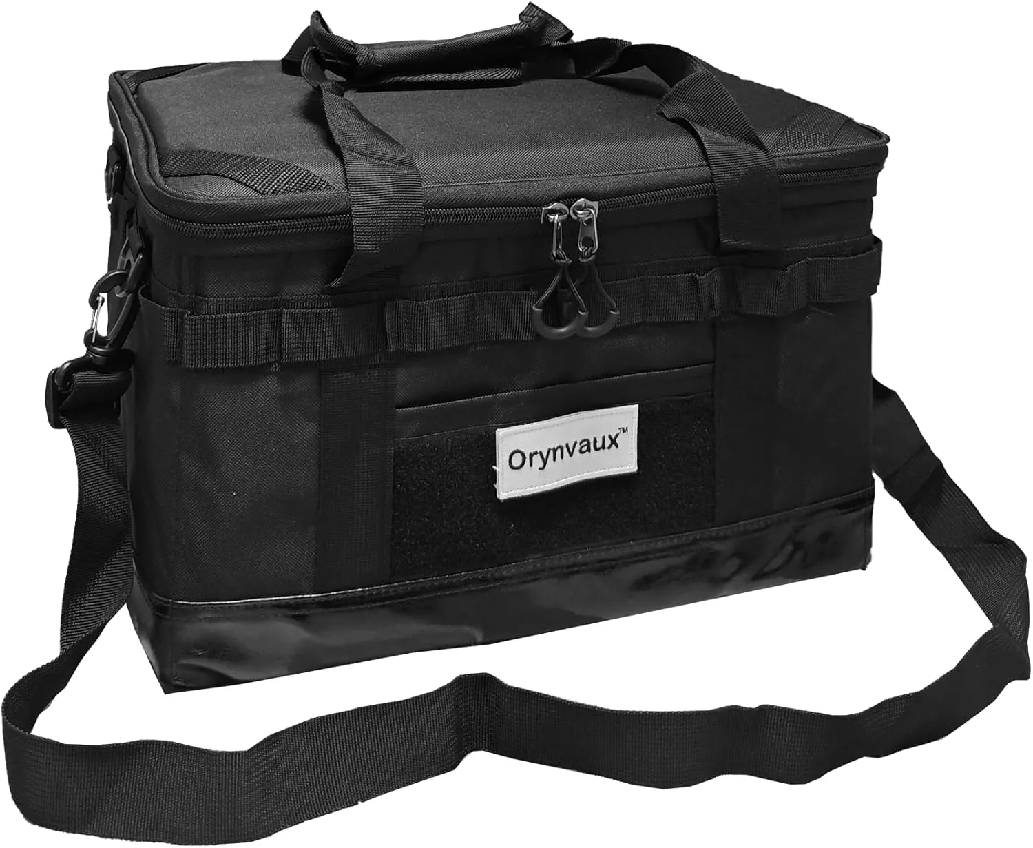 Tactical Camping Storage Bag - Wear-Resistant and Water-Resistant 600D Oxford Fabric, Upgraded Non-Slip and Wear-Resistant PU Bottom, DIY Area, Soft Bag Design Provides More Flexible Storage Space