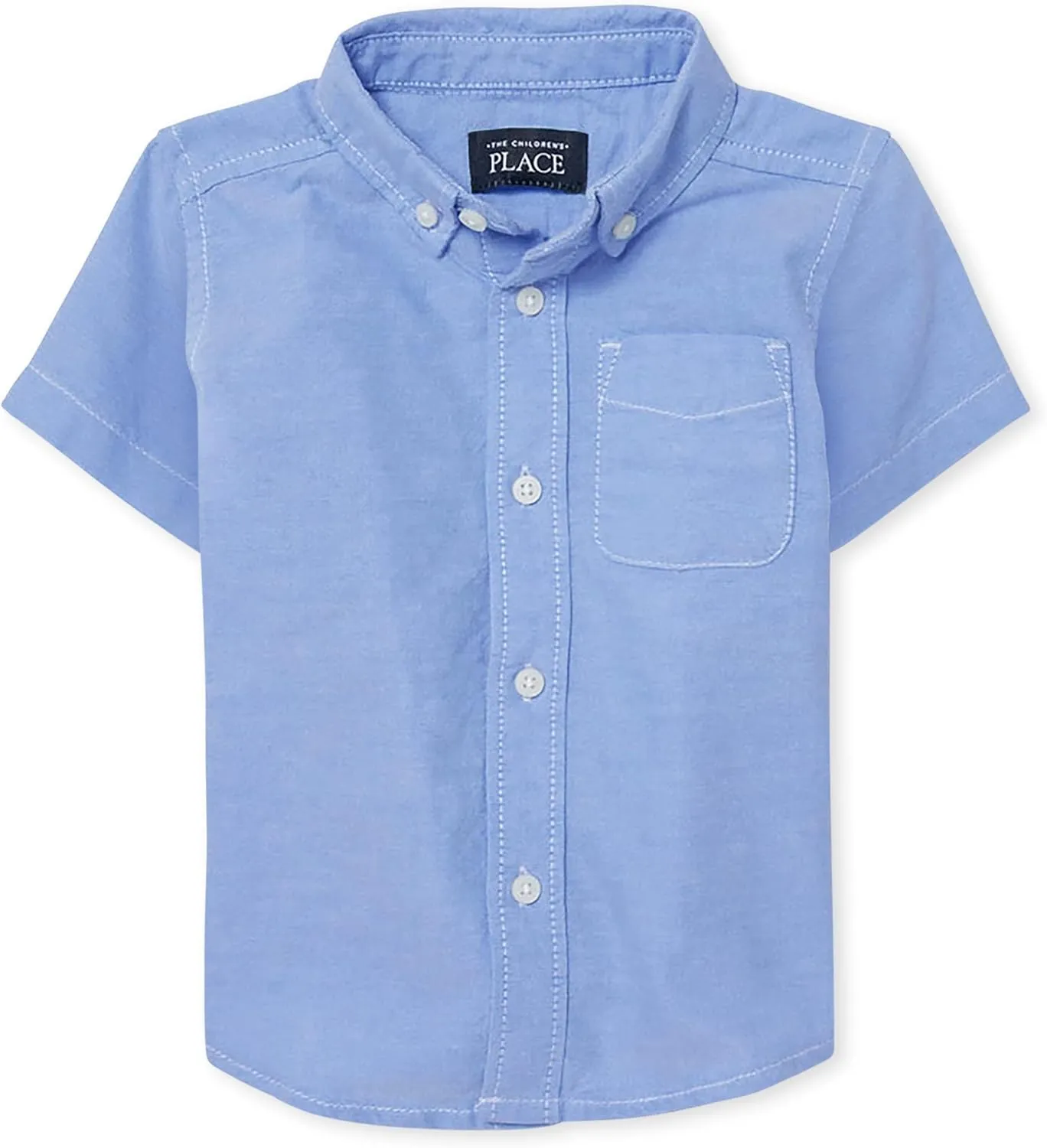 The Children's Place Baby Boys and Toddler Boys Short Sleeve Oxford Button Down Shirt