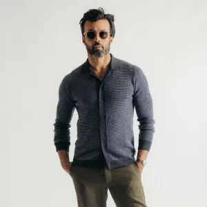 The Nichols Polo | Navy Birdseye