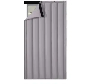 Thermal Insulated Door Curtain,Soundproof Door Cover,Door Blanket for Winter,Doorway Cover Screen Noise Reduction Waterproof Warm .for Living Room Patio, Oxford Fabric (W39.38 * H82.68in/100 * 210cm)