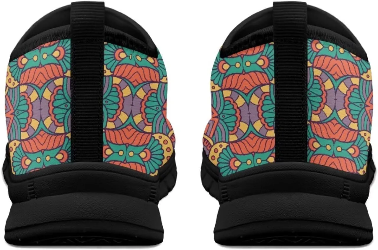 Tribal Women's Slip On Casual Loafers Lightweight Comfort Breathable Mesh Low-Cut Workout Anti-Skid Shoes for Walking Running Athletic Gym Sneakers US Size5.5-11.5