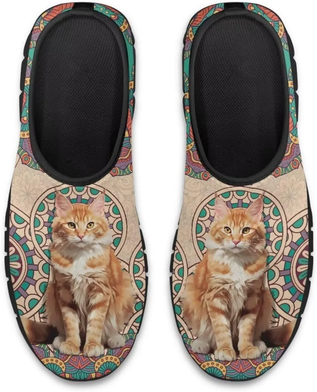 Tribal Women's Slip On Casual Loafers Lightweight Comfort Breathable Mesh Low-Cut Workout Anti-Skid Shoes for Walking Running Athletic Gym Sneakers US Size5.5-11.5