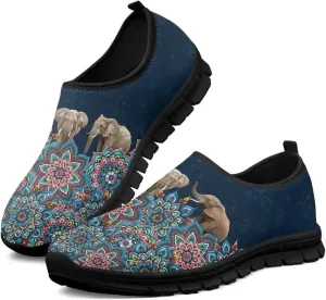 Tribal Womens Slip On Sneakers Lightweight Walking Shoes Casual Non-Slip Tennis Sneakers for Gym Work Travel US Size5.5-11.5