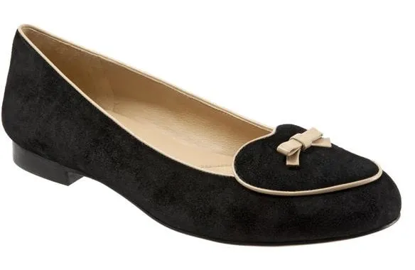 Trotters Cheyenne Black Suede Combo Womens Dress Heels T1453-002