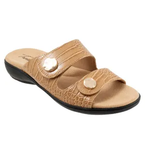 Trotters Women's Ruthie Sandals Luggage Croco