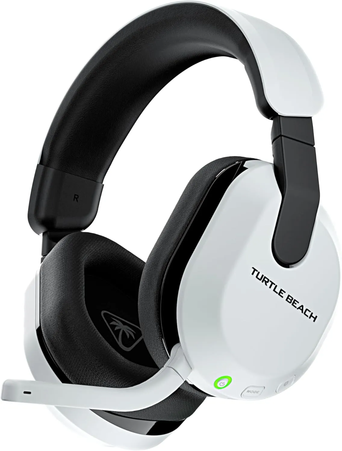 Turtle Beach Stealth 600 Wireless Multiplatform Amplified Gaming Headset for PS5, PS4, PC, & Mobile – Bluetooth, 80-Hr Battery, Noise-Cancelling Flip-to-Mute Mic, 50mm Speakers – White