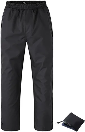 Ubon Rain Pants for Women Waterproof - Packable Hiking Pants Outdoor Rain Over Pants, Golf Rain Pants