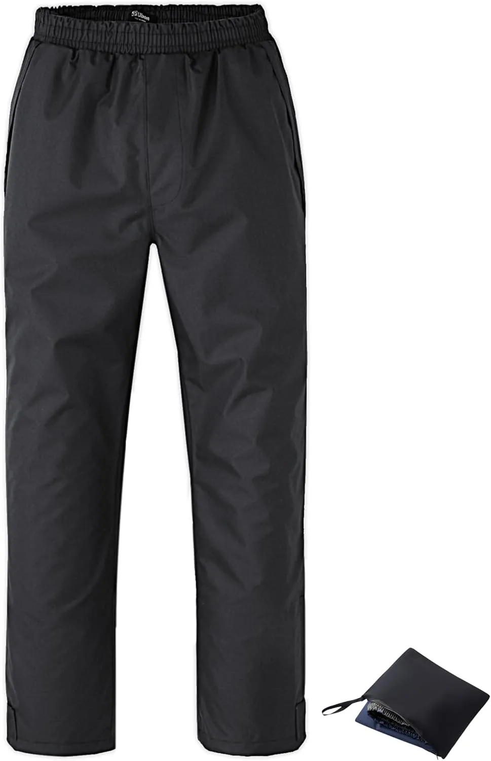 Ubon Rain Pants for Women Waterproof - Packable Hiking Pants Outdoor Rain Over Pants, Golf Rain Pants
