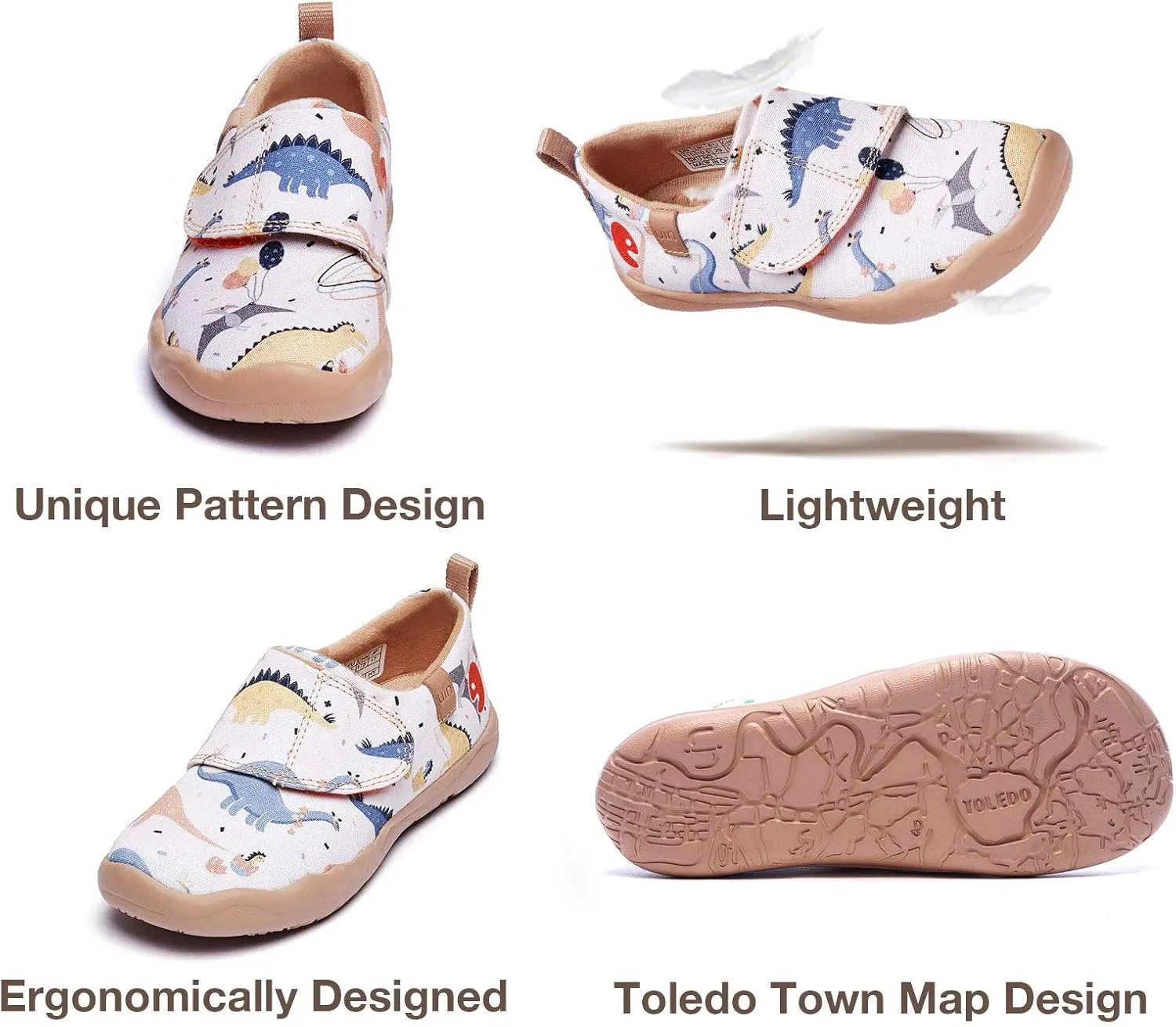 UIN Kid's Walking Shoes High Top Knitted Boots Casual Lightweight Comfort Fashion Sneaker Madrid