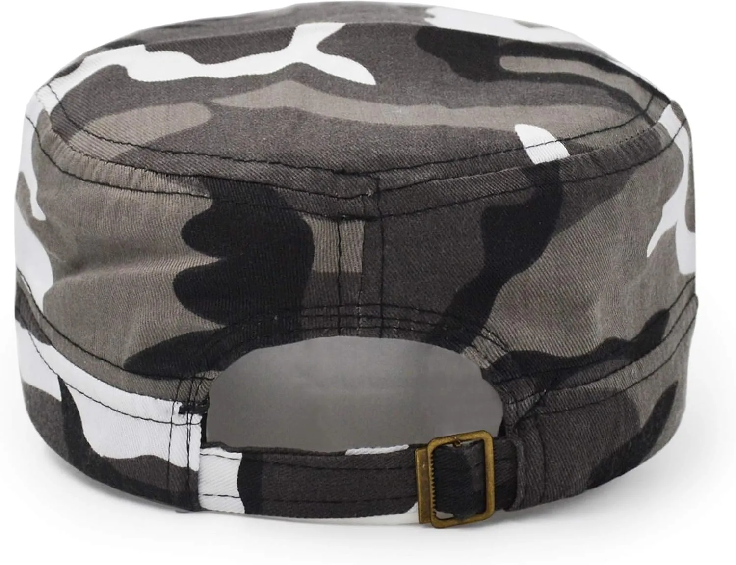 UltraKey Flat Top Baseball Cap, Men Women Cotton Baseball Twill Army Millitary Hat Cap