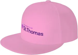 University of St Thomas Hats for Men Flat Bill Fitted Caps Hiphop Rap Adjustable Baseball Trucker Dad Hat