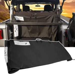 [Upgrade Version] Soft Top Window Storage Bag fits for 2018 2019 2020 2021 2022 2024 2025 Jeep Wrangler JL JLU Sports Sahara Freedom Rubicon Unlimited 2 Door & 4 Door Replace Oem 68358392AC