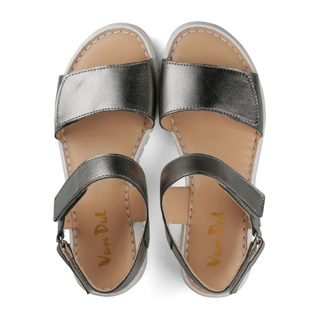 Van Dal Sienna Sandals - Gunmetal Leather