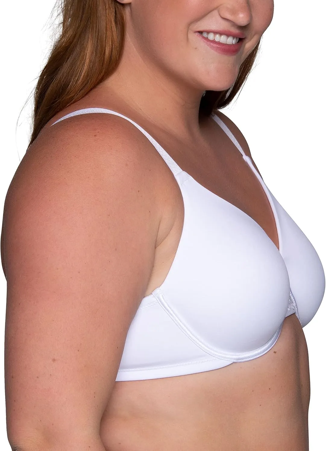 Vanity Fair Women's Beauty Back Smoothing Minimizer Bra, Minimizes Bust Line up to 1.5", Non Padded Cups up to H