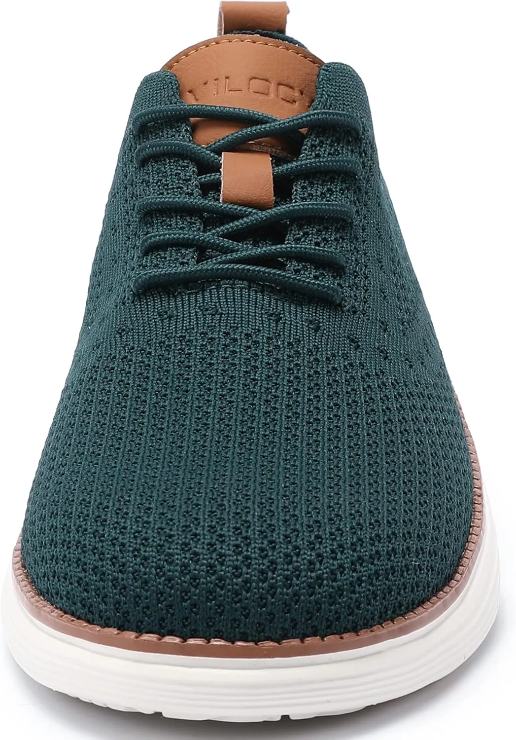 VILOCY Men's Casual Dress Sneakers Oxfords Business Mesh Breathable Walking Shoes Tennis Comfortable
