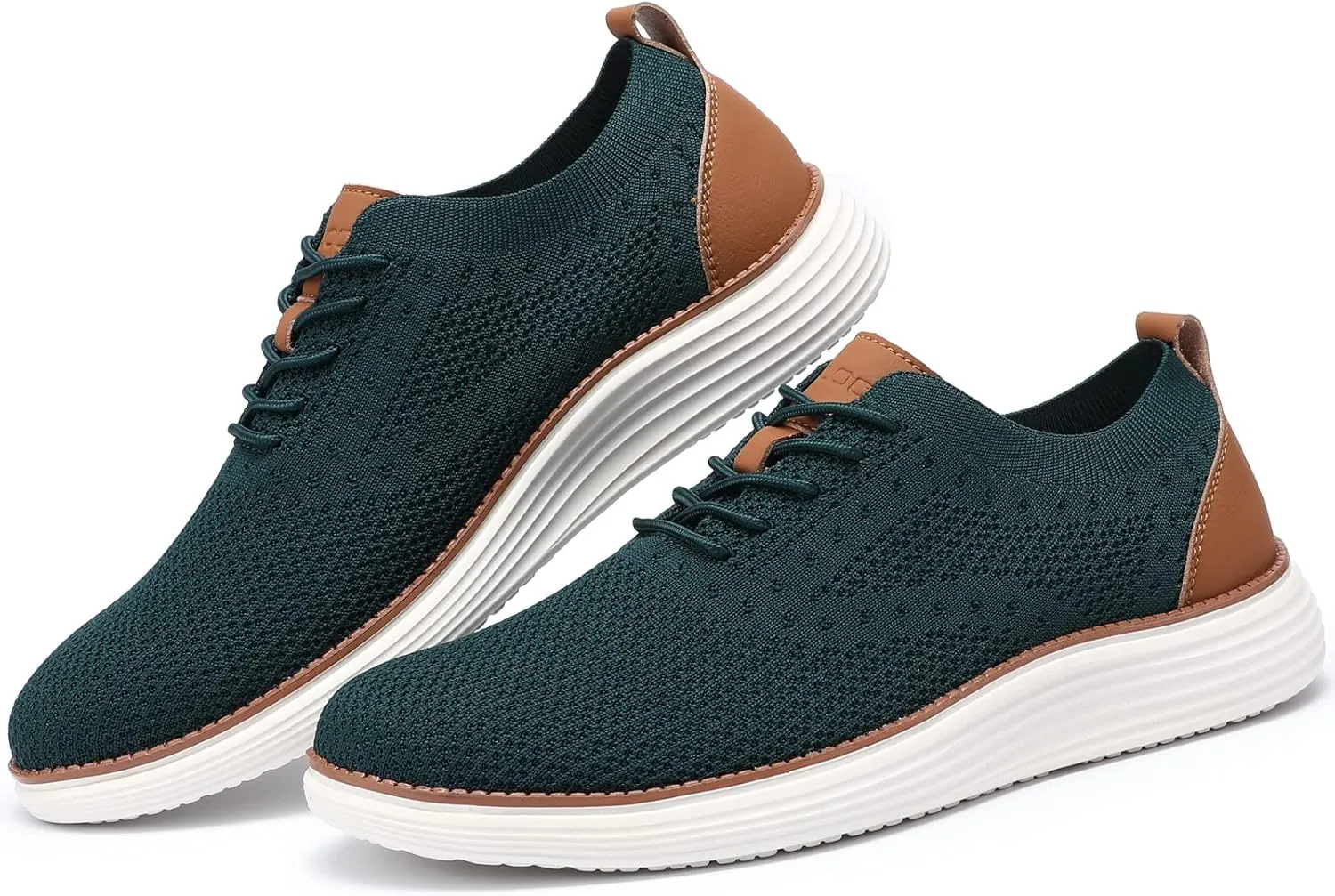 VILOCY Men's Casual Dress Sneakers Oxfords Business Mesh Breathable Walking Shoes Tennis Comfortable