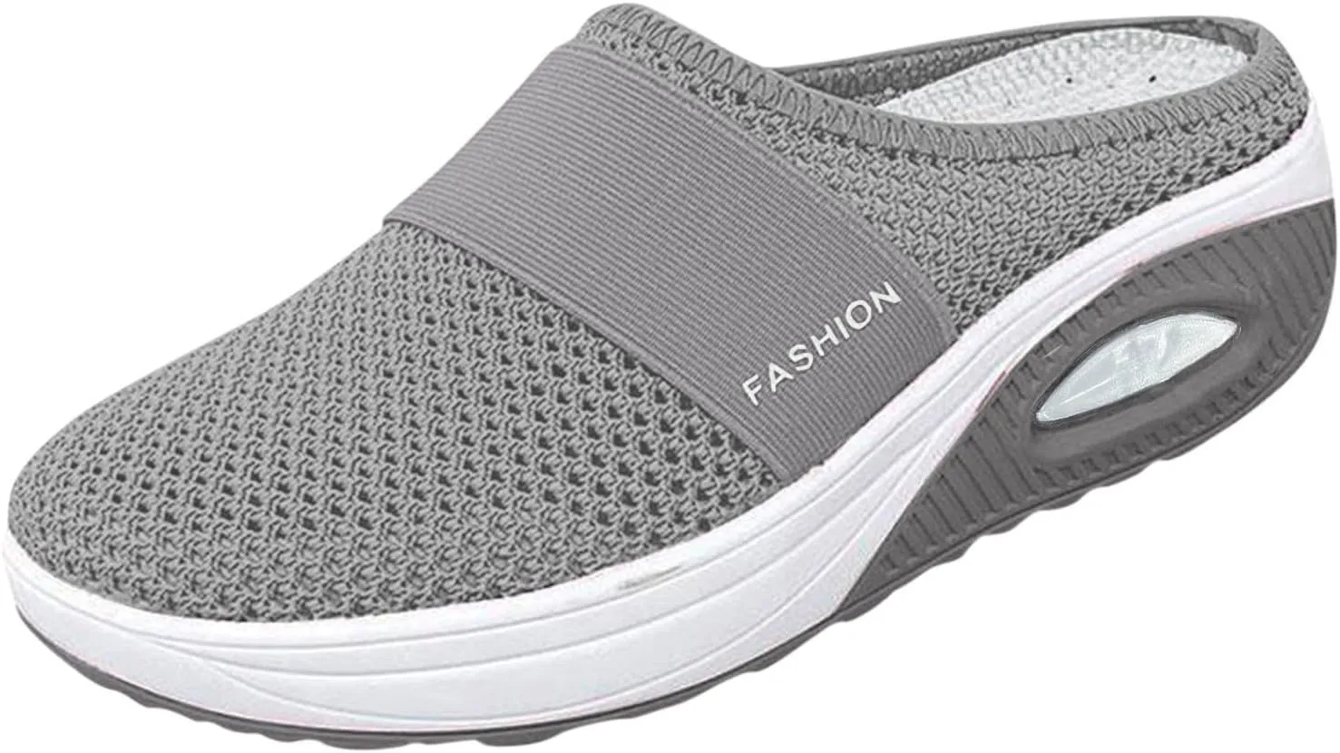 Walking Sneakers for Women Arch Support Wide Sport Sandals Women 2025 Slip On Mules Breathable Mesh Casual Shoes