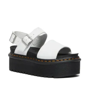 White Voss Quad Dr Martens Sandals