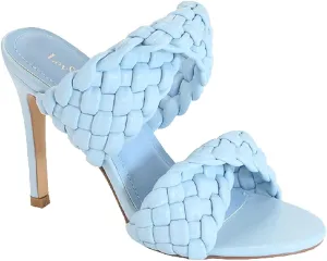 Womens Braided High Heeled Sandals