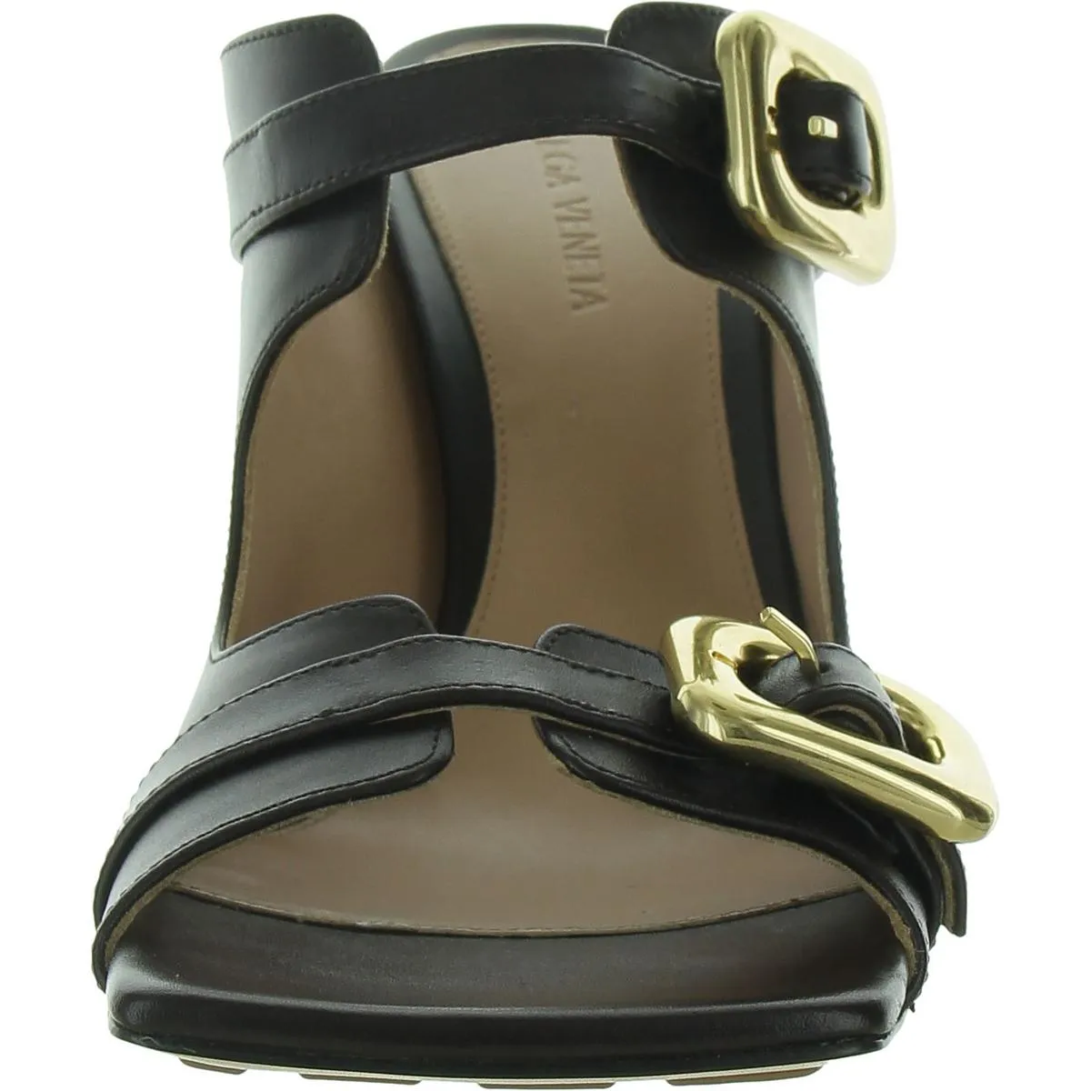 Womens Slip On Open Toe Mule Sandals