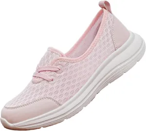 Women's Soft Sole Mesh Comfort Orthopedic Shoes -Breathable Slip-On Flat Walking Shoes,Walking Comfort