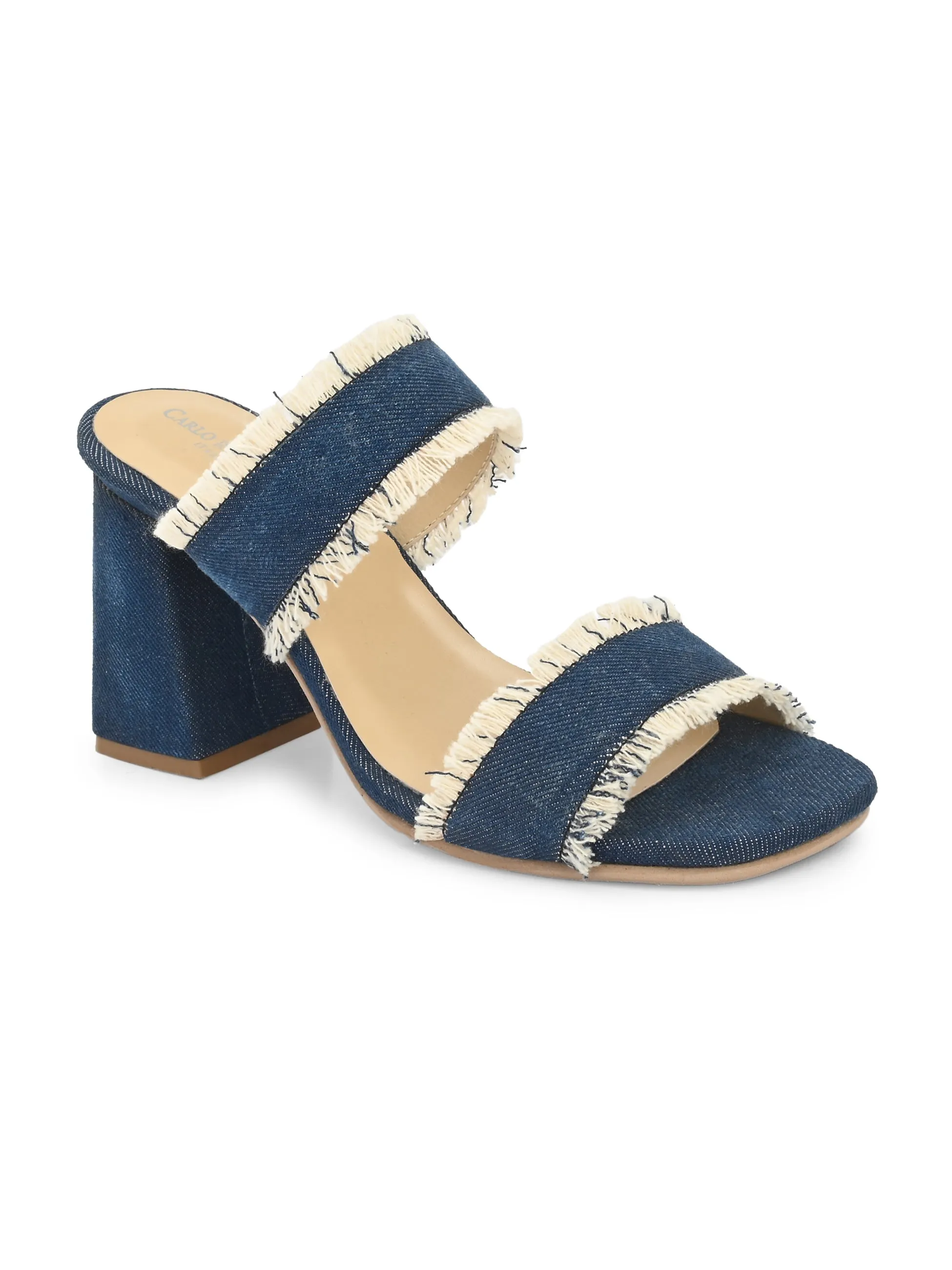 Women's Vegan Leather Light Weight Stylish High Heel Sandal