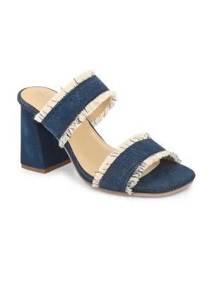 Women's Vegan Leather Light Weight Stylish High Heel Sandal