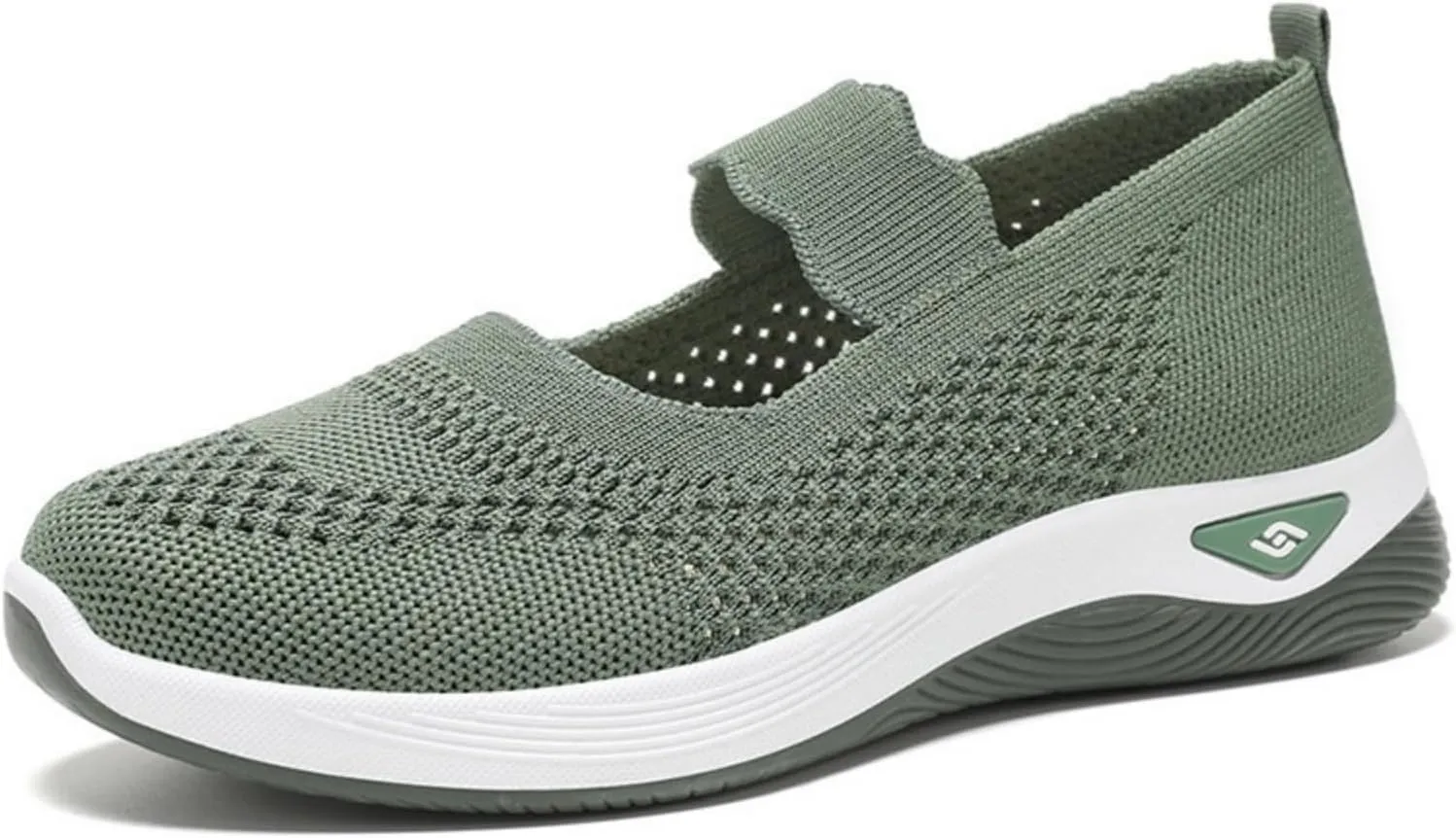 Womens Walking Shoes Lightweight Breathable Mesh Air Cushion Sneakers Casual Non-Slip Nurse Work Shoes Arch Support Comfortable