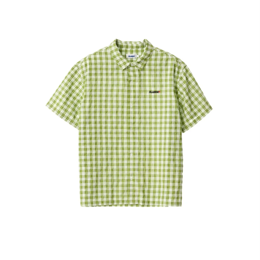 X-Large 91 Oxford SS Shirt Green Check
