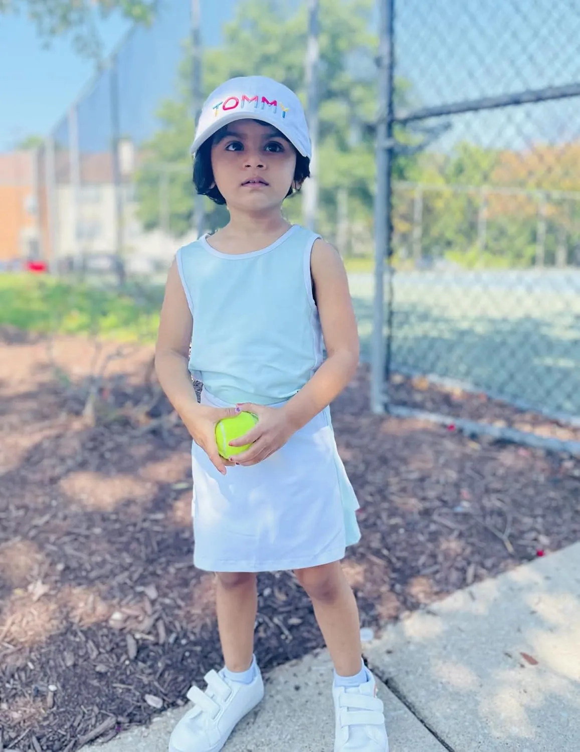 Zaclotre Girls Tennis Golf Dress Outfit Sleeveless Tank Top and Skorts Sets Sport Skirt with Shorts